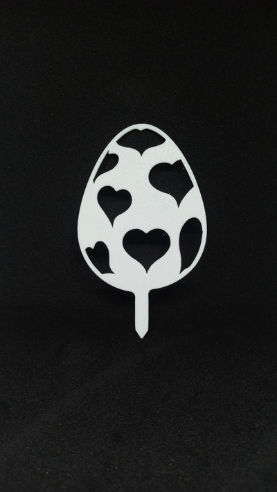 ostern herz motiv delle by zden k3d haushalt dekor 3d print model - Mito3D