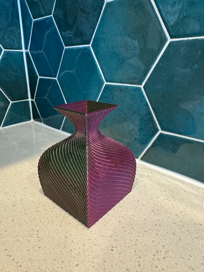 square brandy vase by farpetrad generative 3d model my 3d print model - Mito3D