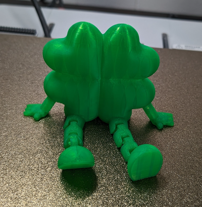 trébol flexi piernas by ashandrose arte esculturas st patricks día suerte irlandesa 3d print model - Mito3D