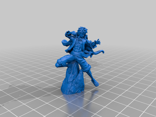 luffy by 72 jouets jeux personnages 3d print model - Mito3D