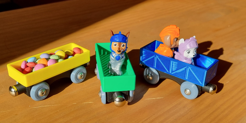 anh nger waggons f r trem brinquedo brio ikea kompatibel by hagen passatempo faça veículos zug estrada ferro madeira 3d print model - Mito3D