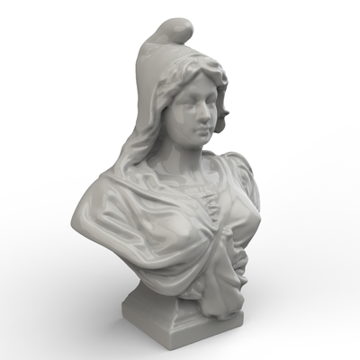 marianne by ranza tel sanat heykeller fransızca ulusal 3d print model - Mito3D