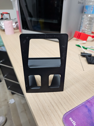 porta telefono sopra tastiera by andreabiag88 hobby & diy electronics phone holder accessiories accessories acsesorys a keyboard accessory 3d print model - Mito3D