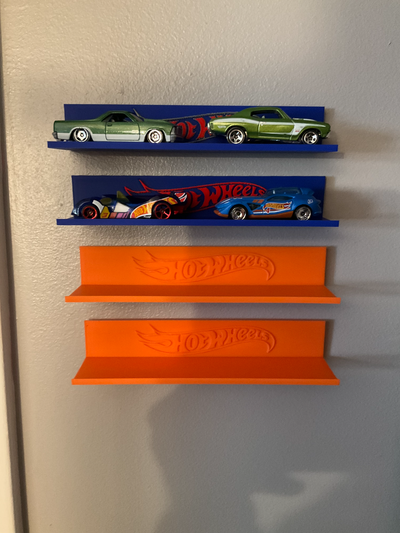 hot wheels shelf 2 car by shoptch hobby & diy 3d print model - Mito3D