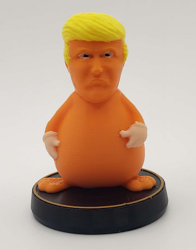 chungus trumpf neu gemischt by roboski kunst skulpturen präsident 3d print model - Mito3D