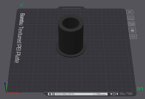 spool insert cardboard roll by armazenar ferramentas carretel inserir cartão borda lista cilindro 3d print model - Mito3D