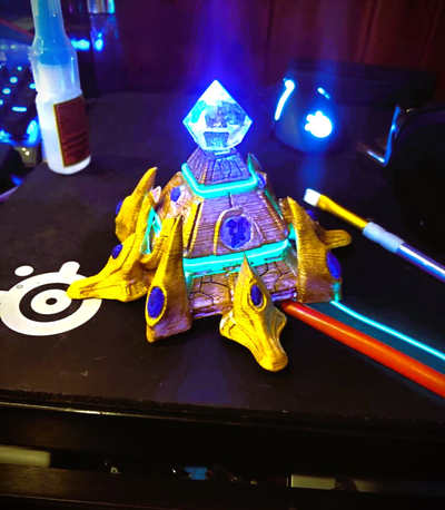 astronave nexus luce by banorawhiteenjoyer giocattoli giochi 3d print model - Mito3D