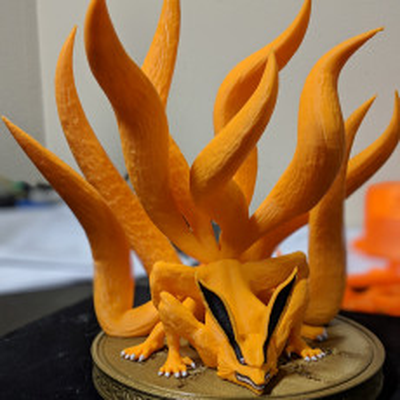 cauda demônio raposa compartilhado by kevinbonnarens45 casa decoração caldas kurama boruto naruto 3d print model - Mito3D