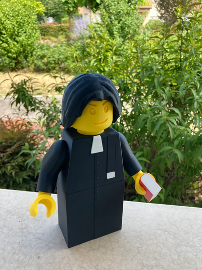 lego lawyer sevrus snape remixed by roiku3d toys & games characters avocat french harry potter harrypotter attorney lawer 3d print model - Mito3D