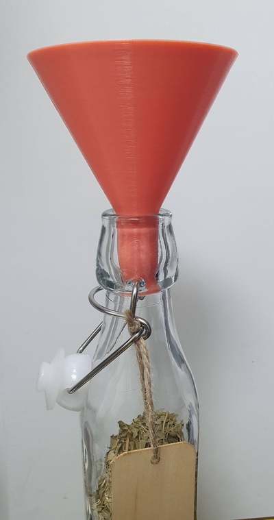maison bianca clip conserva imbuto by darth vader domestico casa modelli bottiglia birra speziale conservante per alimenti erbe aromatiche 3d print model - Mito3D