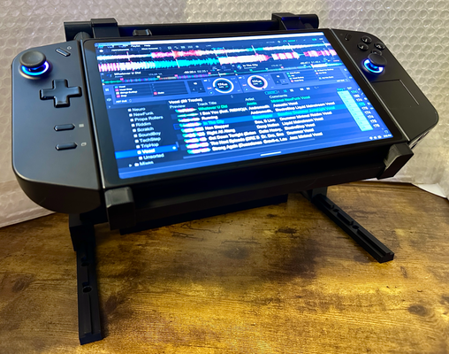 legion go - dj stand by myalteredsoul hobby & diy music djbooth controller elevator djm djm900 a9 mixer lenovo 3d print model - Mito3D