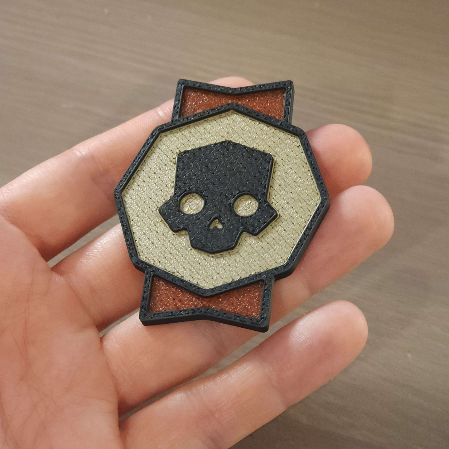 helldiver medalla by kylee arte moneda insignias juego azar buzos infierno multicolor cosplay insignia emblema 3D print model - Mito3D