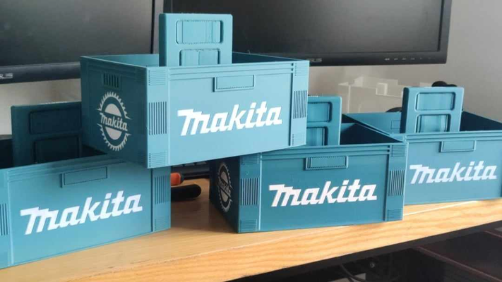 makita bier box neu gemischt by tag3mand hobby diy pack halter unterstützung sprudel multi farbe drucken 3d print model - Mito3D