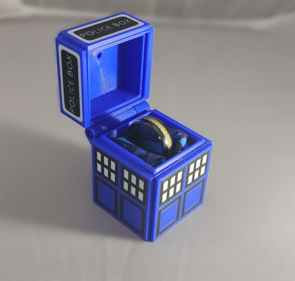 tardis anillo caja dr oms by sé miniaturas tardisdrwho boda regalo 3d print model - Mito3D