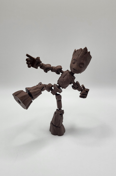 mini 13 groot remixed by dr operator toys & games characters lucky dummy action figure toy 3d print model - Mito3D