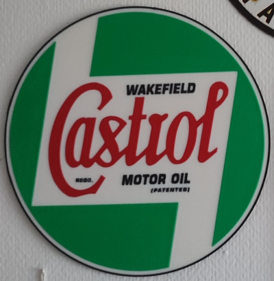 4 color castrol motor petróleo firmar by vdh 1983 arte 2d muriendo 3d print model - Mito3D