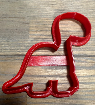 dino cookie cutter by frankbreda household decor dinosaur 3d print model - Mito3D