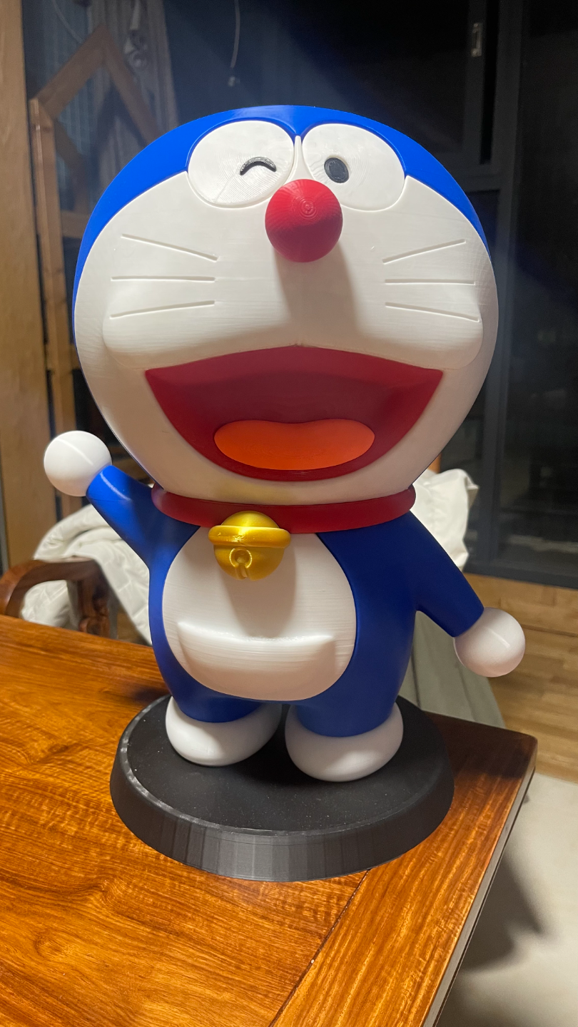 doraemon modular montagem ams requeridos by utilizador 1856824685 brinquedos jogos personagens 3D print model - Mito3D