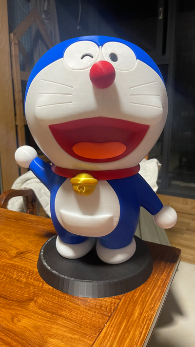 doraemon modular montagem ams requeridos by utilizador 1856824685 brinquedos jogos personagens 3d print model - Mito3D