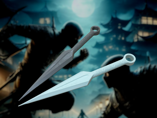 kunai casa of ninjas by mail iou brinquedos jogos shinobi cosplay acessórios brinquedo inquietação netflix 3d print model - Mito3D