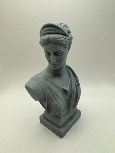 woman marble statue by stigern art sculptures bust sculpture female decor deocration modern carved pynt dekorasjon roman classic athena girl stone work artist sculpter fan old 3d print model - Mito3D