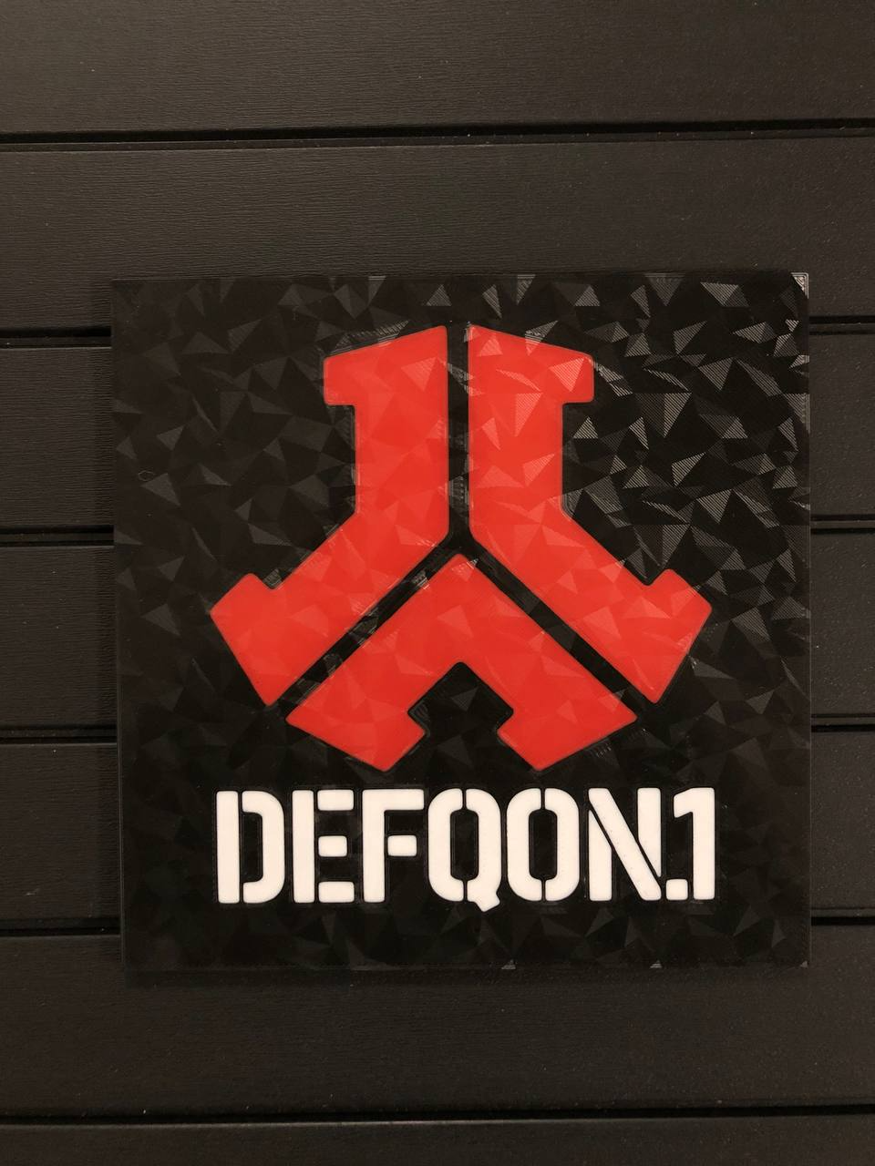 placa defqon1 by pimentón casa decoración juego deco defqon 3D print model - Mito3D