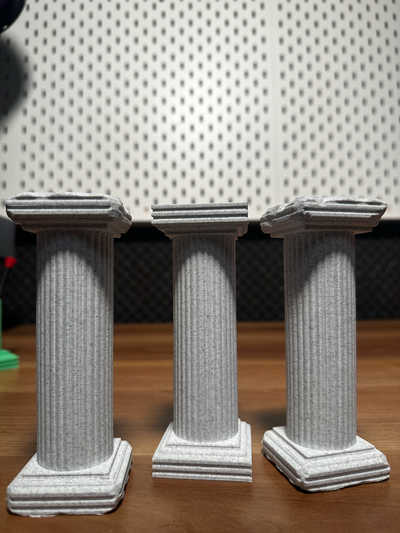 ancient column by plastic3d miniatures architecture greek sculpture roman structure pillar structural vintage support 3d print model - Mito3D