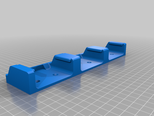 makita batteria titolare supporto semplificato luce x3 batterie remixato by porti utensili organizzatori 18v 3d print model - Mito3D