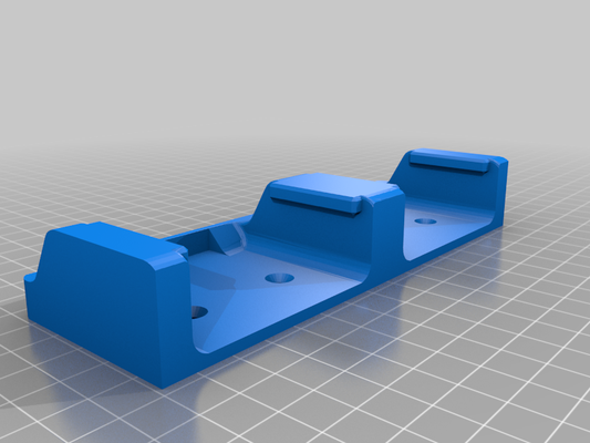 makita battery holder simplified light x 2 batteries remixed by havenissen tools organizers 18v 3d print model - Mito3D