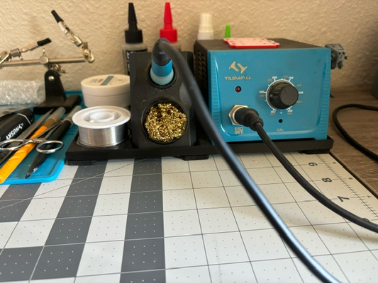 soldering station by squints hobby & diy iron 3d print model - Mito3D