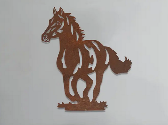 cavalo wall arte by mazzinix 2d 3d print model - Mito3D