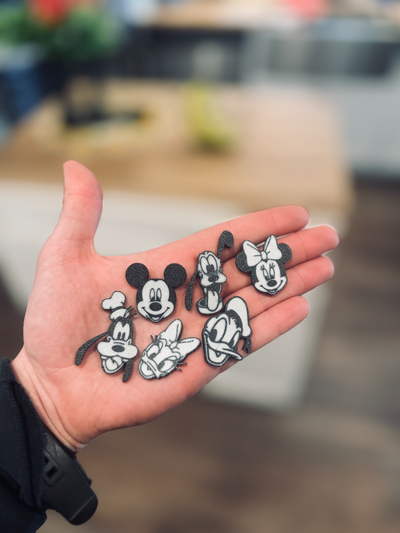 disney imanes by byrd antonio casa decoración imán refrigerador mickey mouse minnie pato donald pato margarita mentecato plutón 3d print model - Mito3D