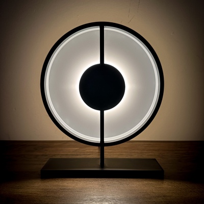 halo reflection lamp by eluded studios household decor light led 3d print model - Mito3D