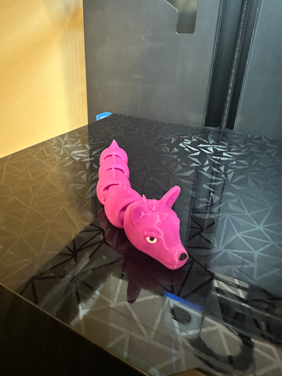 yavru ejderha sütunu by 3d sanat füzyon oyuncaklar oyunlar köpek yavrusu ejderha tırtıl esnek 3d print model - Mito3D