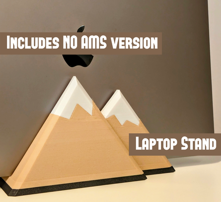 verticale computer portatile tavolo in piedi by recreat3d utensili organizzatori supporto per laptop titolare tavoletta montagne ufficio organizzatore scrivania accessori 3d print model - Mito3D