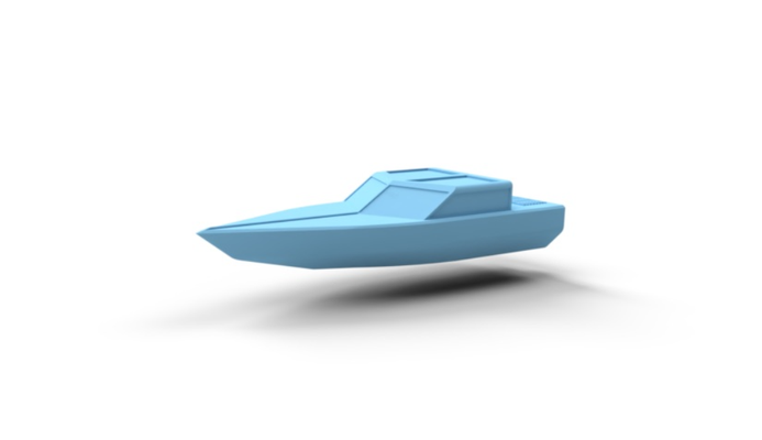 speedboat by snopro 440 toys & games boat 3d print model - Mito3D