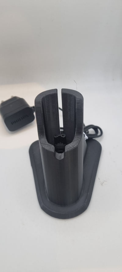 philips oneblade charger stand holder by leechy hobby & diy electronics 3d print model - Mito3D