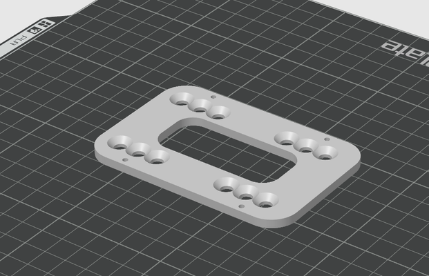 piastra base replica by evkhar formazione scolastica ingegneria 3d print model - Mito3D