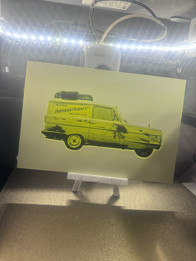 dummköpfe pferde van hutschmiede by fatalchaos25 generativ 3d modell lithophan del junge wagen 3 rad kunst zuhause haus dekor 3d print model - Mito3D