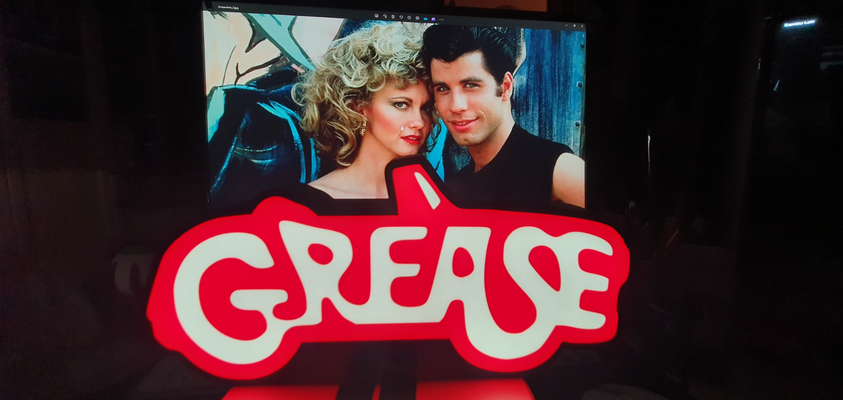 grease light box by p4mp3r072 household decor 3d print model - Mito3D