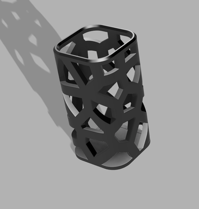 voronoi cestino vaso cucina grande cucchiai scoop spatola frusta by droopster1984 utensili organizzatori bobina titolare supporto cucchiaio utensile cremagliera abs plastica scatola conservazione organizzare 3d print model - Mito3D