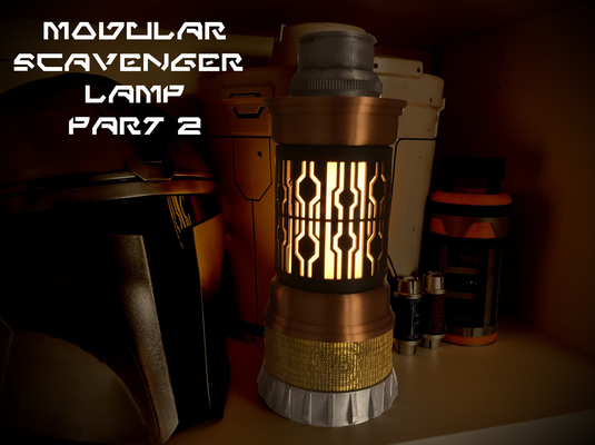 star kriege jawa assgeier lampe modular teile 2 by warrell72 requisiten cosplays 001 licht laterne nachtlicht lampensatz 3d print model - Mito3D