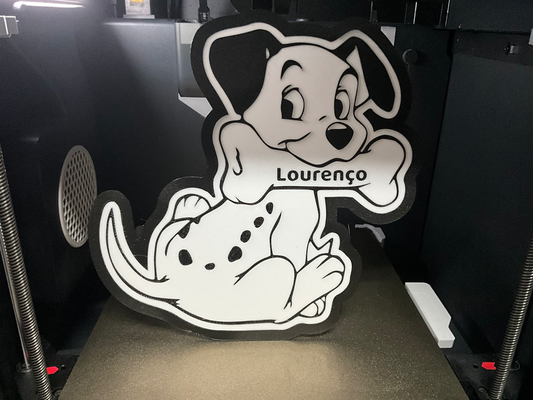 dalmatien led lumière boîte by vitormhs art panneaux logos signe logo boite disney 3d print model - Mito3D