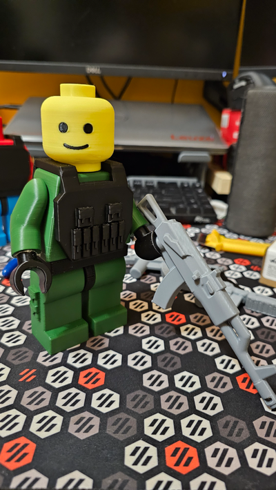 ak74m brickman remixed by printmajstr toys & games 3d print model - Mito3D