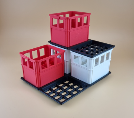 stackable battery case by ledlfurtner tools gadgets organizer fun 3d print model - Mito3D