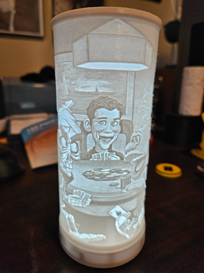 jeff dunham mecs jouant poker by dogdad012 génératif 3d modèle forge chapeaux lithophane comédie walter cacahuète bubba ahmed jose 3d print model - Mito3D