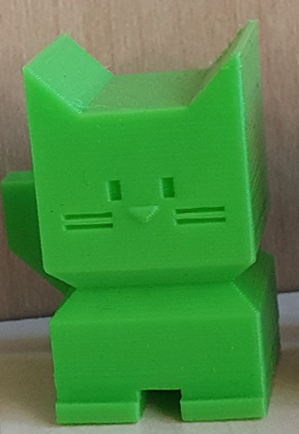 fofa calibração gato by produção dawes 3d impressora teste modelos 3D print model - Mito3D