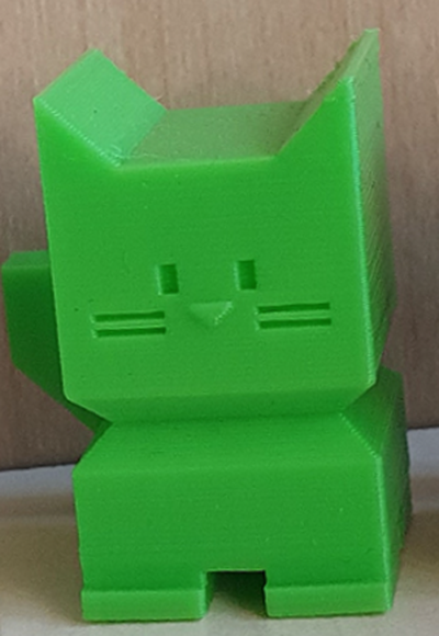 fofa calibração gato by produção dawes 3d impressora teste modelos 3d print model - Mito3D