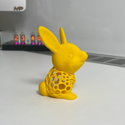 paskalya tavşan voronoi vücut yeniden karıştırılmış by mdesign ev halkı dekor yaz tavşanı 3d print model - Mito3D