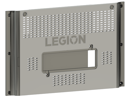 lenovo legione go migliorato backplane ssd sostituzione in piedi altoparlante amplificatore remixato by joeker992 passatempo fai elettronica non stare in piastra posteriore adattatore 3d print model - Mito3D